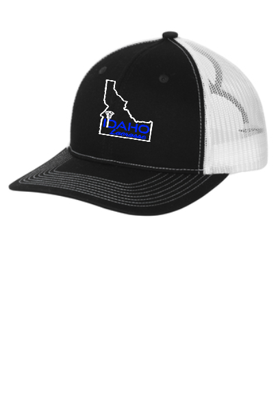 Idaho Women's Travel Team Ponytail Trucker Hat With Logo 2024