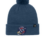 Ice Pilots 2025 NorthFace Pom Beanie With Logo Patch