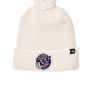 Ice Pilots 2025 NorthFace Pom Beanie With Logo Patch