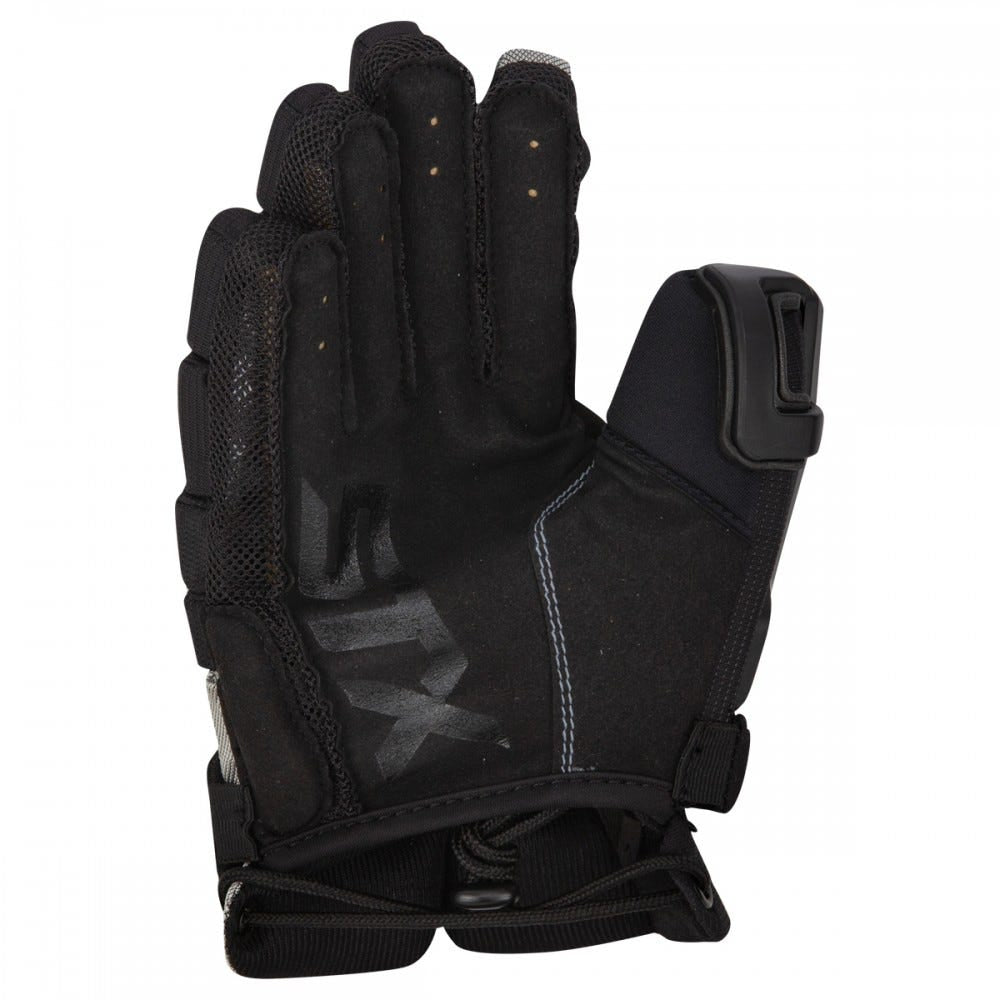STX SHIELD 300 Goalie Gloves Black LAXID Lacrosse And Hockey Shop