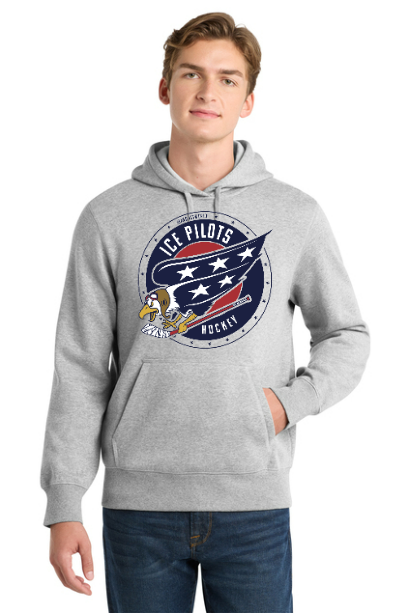 2025 Ice Pilots Team Store Performance Hoodie With Printed Logo