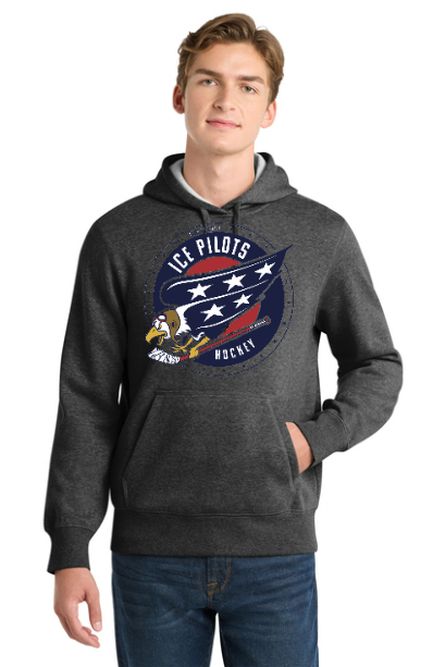 2025 Ice Pilots Team Store Performance Hoodie With Printed Logo