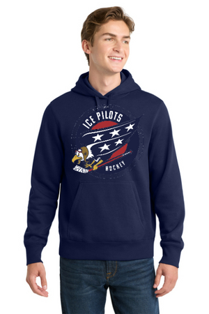 2025 Ice Pilots Team Store Performance Hoodie With Printed Logo