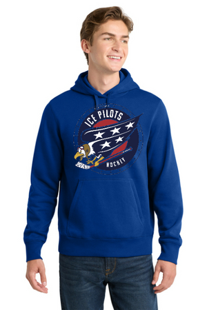 2025 Ice Pilots Team Store Performance Hoodie With Printed Logo