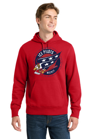 2025 Ice Pilots Team Store Performance Hoodie With Printed Logo