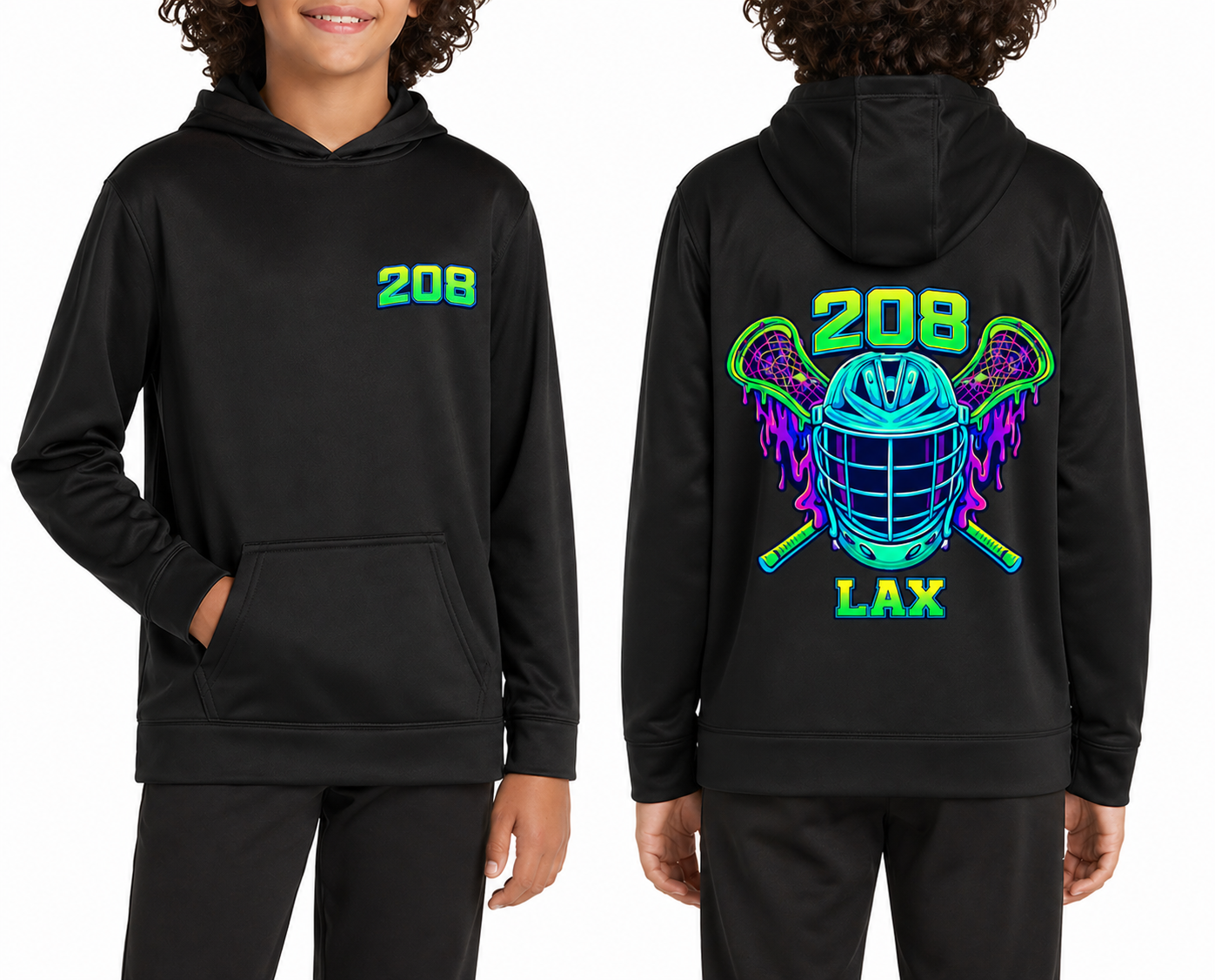 208 Lax Drip Hoodie