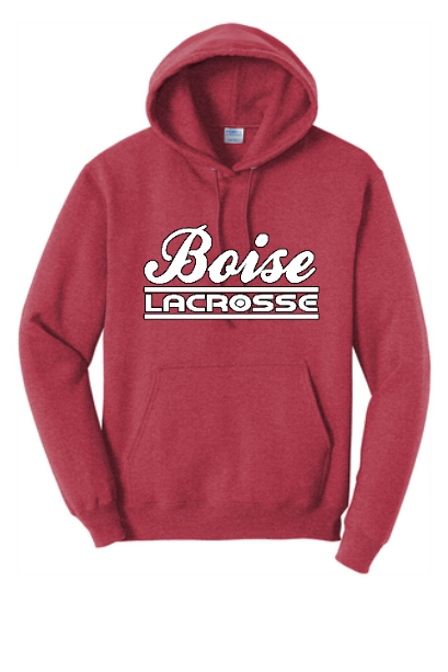 Boise High Lacrosse Hoodie With Front Logo