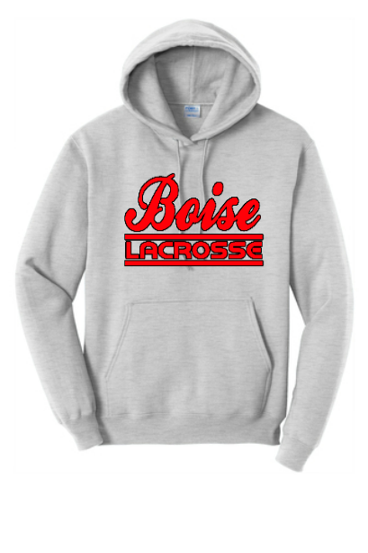 Boise High Lacrosse Hoodie With Front Logo