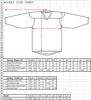 Ice Pilots Badgers Goalie Jersey Squirts