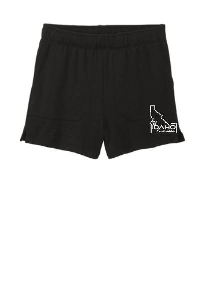 Idaho Women's Travel Team Fleece Short With Logo