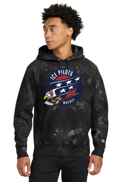 Ice Pilots 2025 Team Store Champion Tie Dye Hoodie