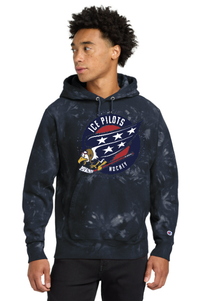 Ice Pilots 2025 Team Store Champion Tie Dye Hoodie
