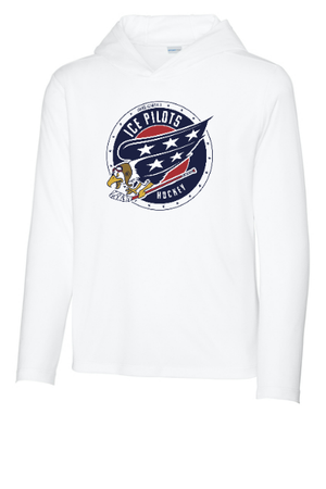 2025 Ice Pilots Youth Sport Performance Hoodie With Printed Logo