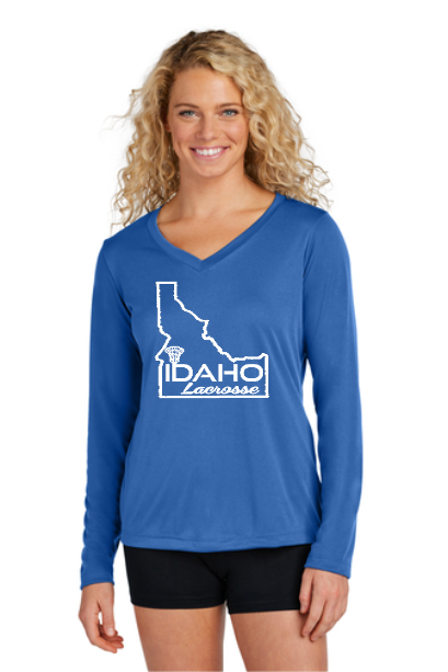 Idaho Women's Travel Team Shooter Shirt Front Logo Long Sleeve 2024