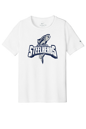 JR Steelheads 2025 Online Team Store  Nike Youth T Shirt With  Heat Transfer Logo