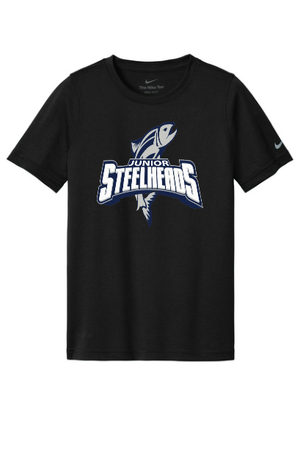 JR Steelheads 2025 Online Team Store  Nike Youth T Shirt With  Heat Transfer Logo
