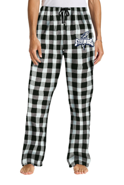 JR Steelheads 2025 Team Online Store Womens  Flannel Pajama Pants