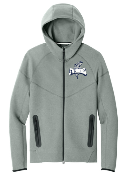 JR Steelheads 2025  Team Store Nike Embroidered Tech Hoodie