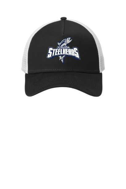 JR Steelheads 2025 Team Store Embroidered New Era Trucker Hat