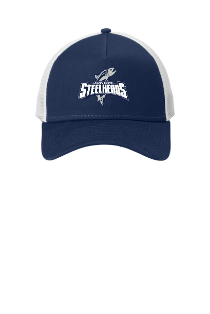 JR Steelheads 2025 Team Store Embroidered New Era Trucker Hat