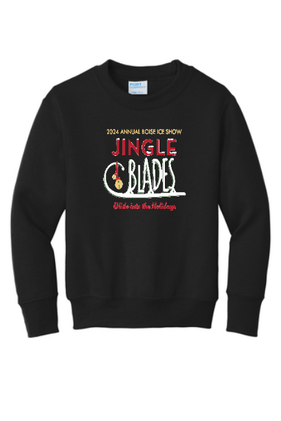 Jingle Blades Youth Crew Sweatshirt