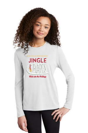 Jingle Blades Youth Long Sleeve Performance Tee