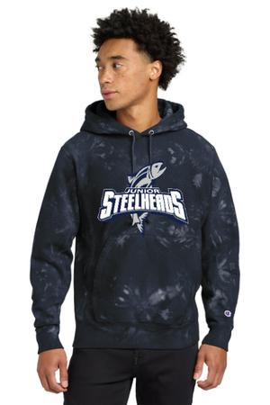JR Steelheads 2025 Team Store Champion Tie Dye Hoodie