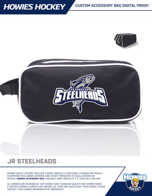 JR Steelheads 2025 Team Store - Howie's Accessory Bag In Black