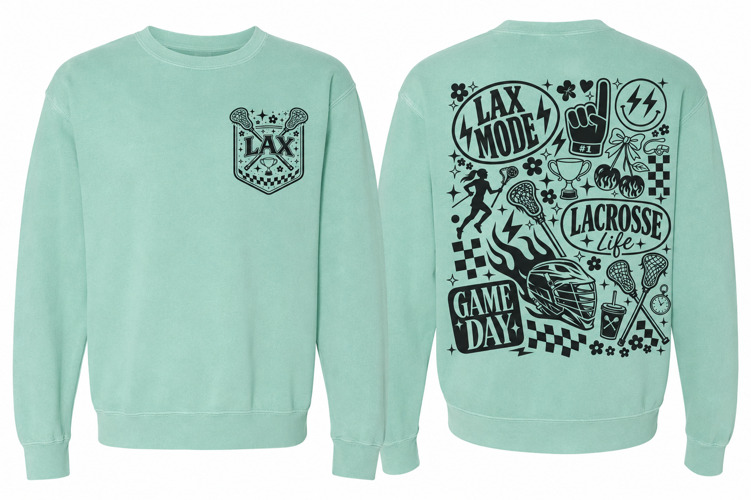 LAX Mode Crewneck Pullover