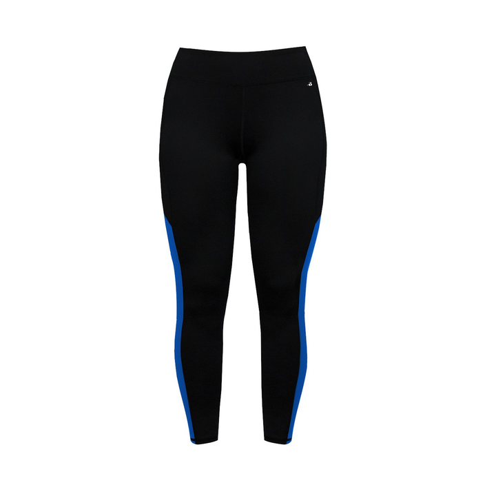 LAXN2C Yoga Pant Black/Royal- No Logo