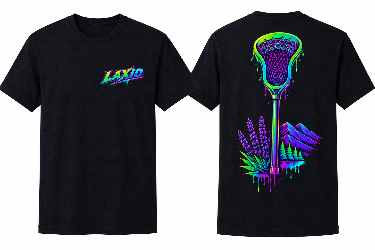 LAX Stick Drip T Shirt