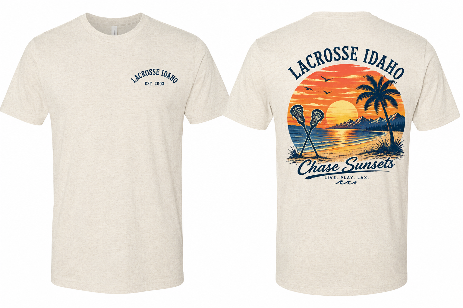 Lacrosse Idaho Sunset Tee