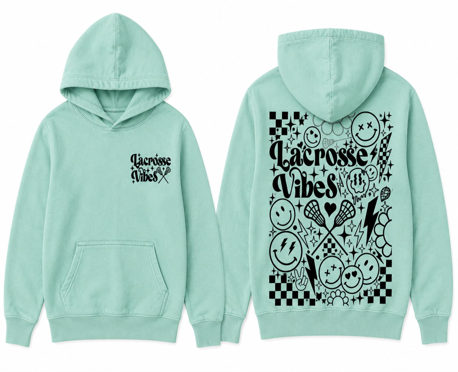 Lacrosse Vibes Youth Hoodie