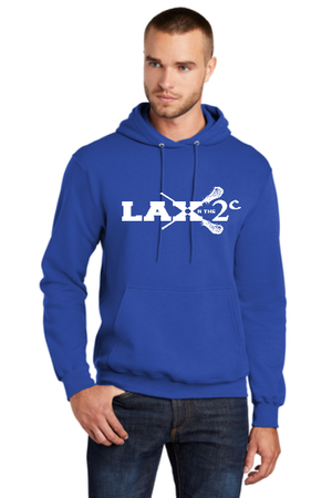 LaxN2C Hoodie with Logo Royal Blue