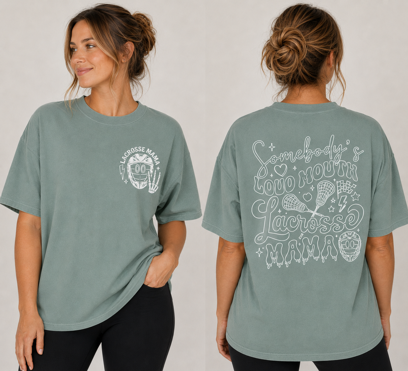 Loud Mouth Lacrosse Mama T Shirt