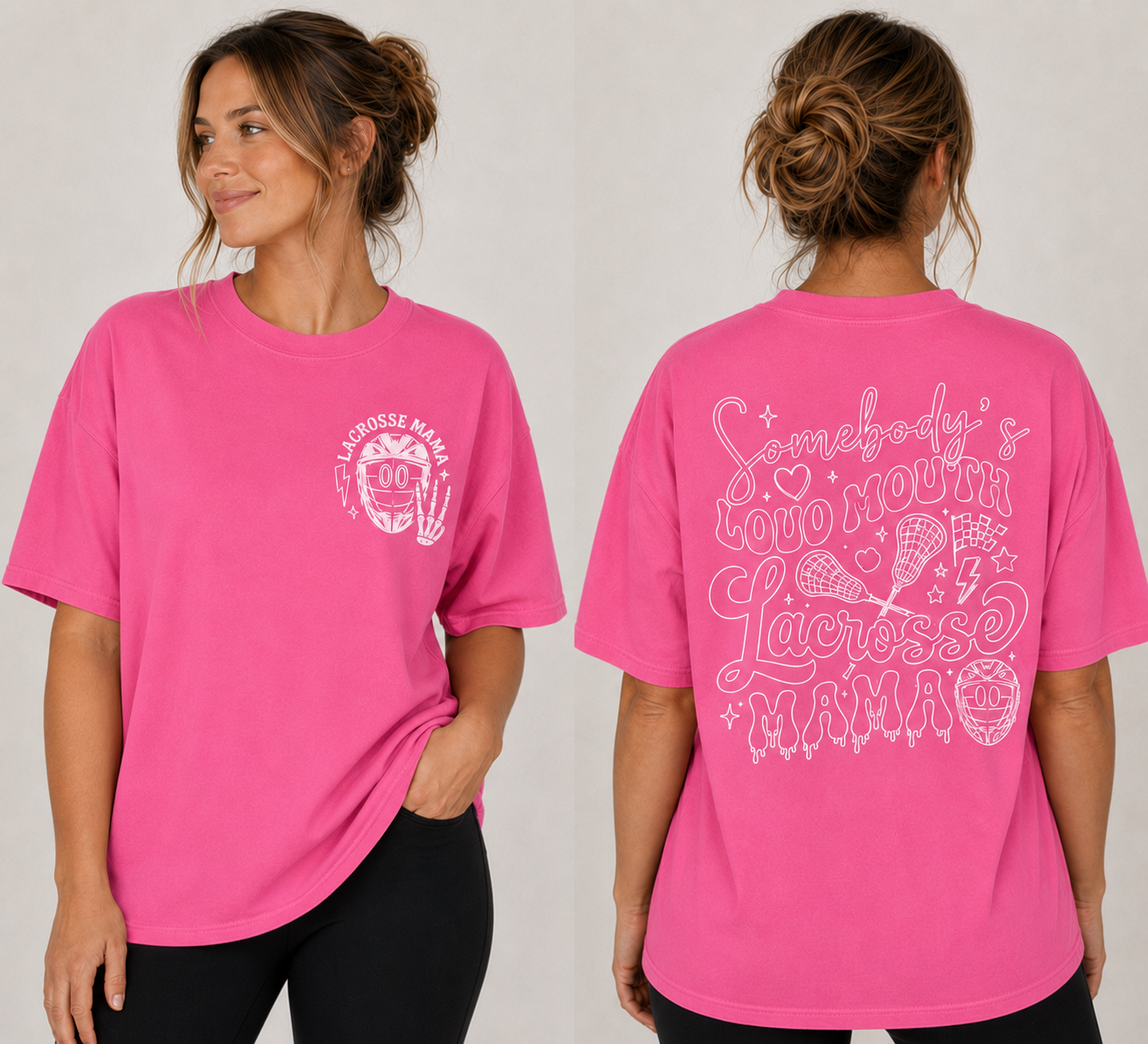 Loud Mouth Lacrosse Mama T Shirt