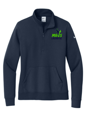 Mountain View Girls Nike Club Embroiderd 1/2 Zip