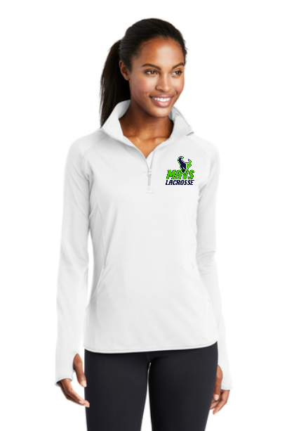 Mountain View  Girls 1/4 Zip Embroidered Logo