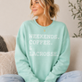 Weekend Coffee Lacrosse Crewneck