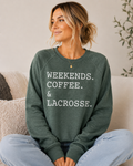 Weekend Coffee Lacrosse Crewneck BC