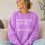 Weekend Coffee Lacrosse Crewneck