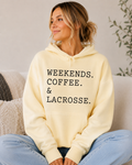Weekend Coffee Lacrosse Hoodie