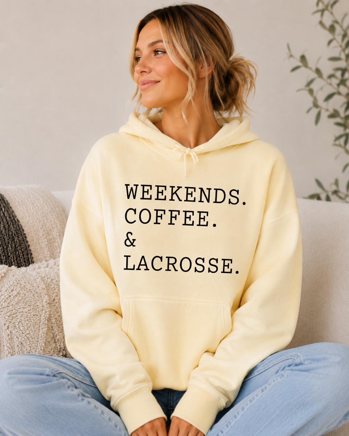 Weekend Coffee Lacrosse Hoodie