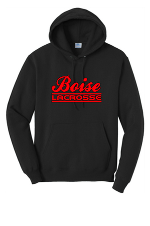 Boise High Lacrosse Hoodie With Front Logo