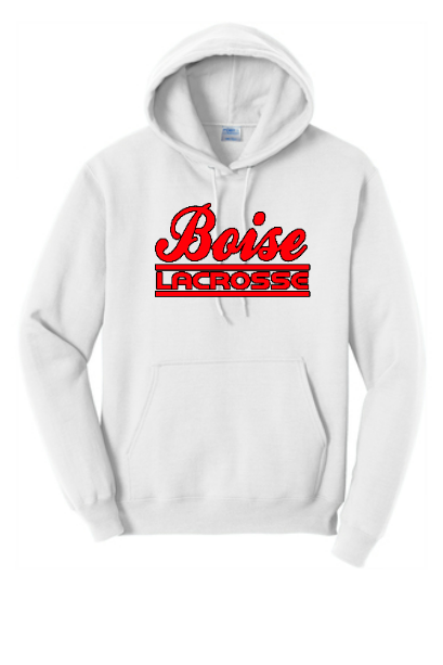 Boise High Lacrosse Hoodie With Front Logo