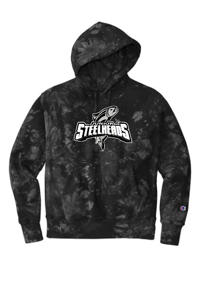 JR Steelheads 2025 Team Store Champion Tie Dye Hoodie