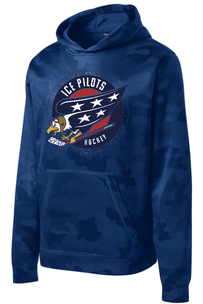 Ice Pilots 2025 Team Store CamoHex Fleece Hoodie