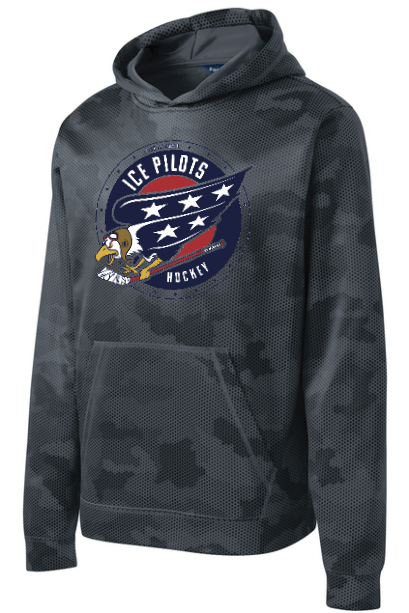 Ice Pilots 2025 Team Store CamoHex Fleece Hoodie