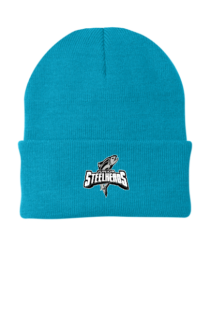 JR Steelheads Holiday Store Knit Beanie CP90