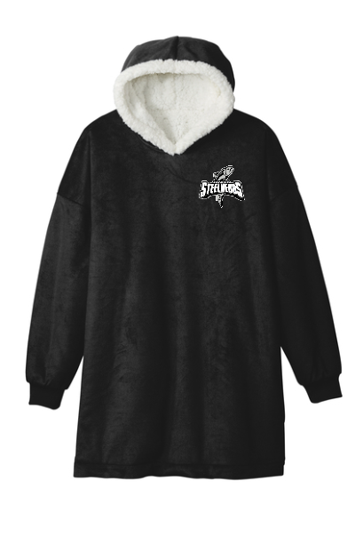 JR Steelheads 2025 Holiday Store Embroidered Wearable Blanket